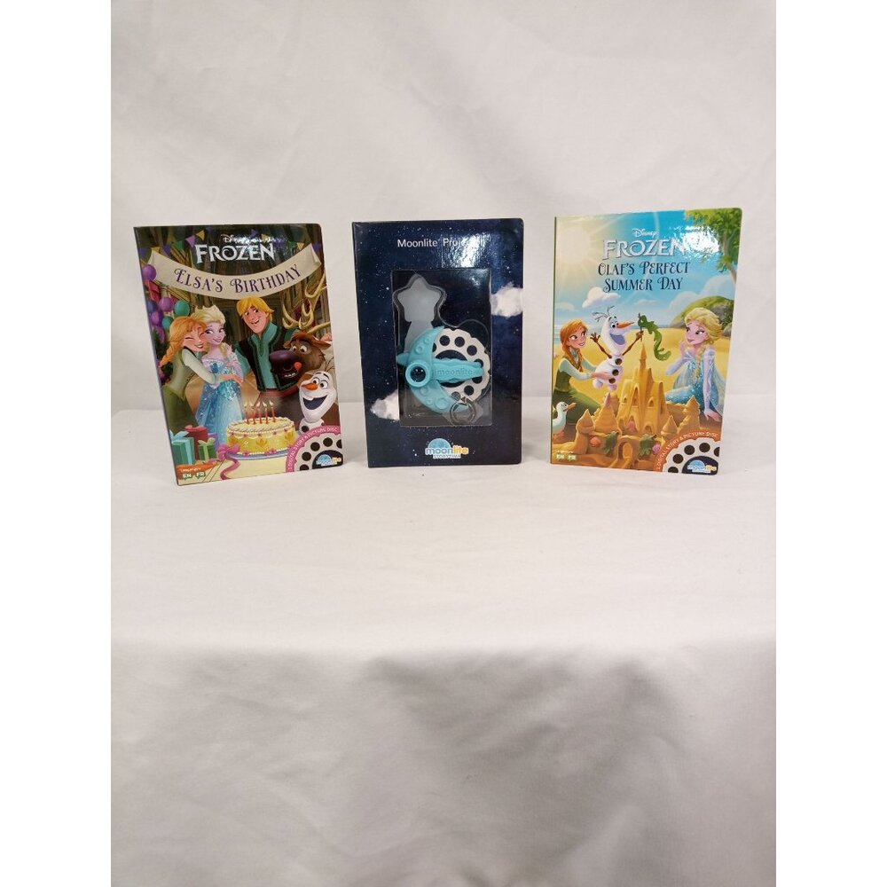 New Moonlite Projector Storytime w/2 Disney Frozen Stories